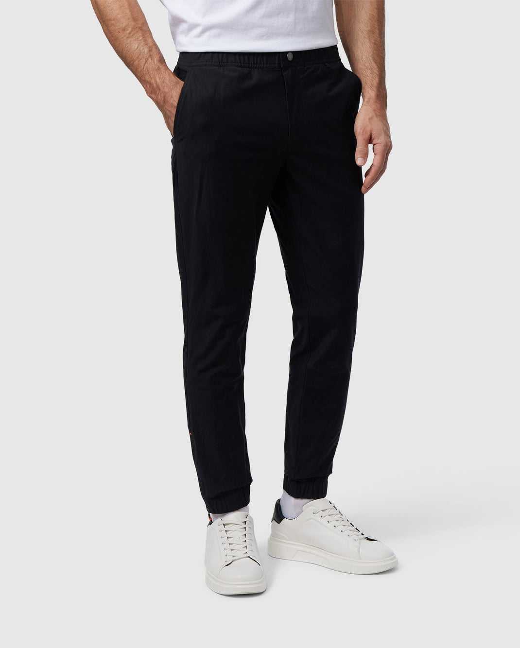 Pantalon Psycho Bunny Madison Commuter Pant Noir Homme | EZV-74495915